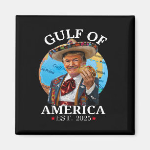 Funny Trump Gulf Of Us America 2025 Trump Merchand Magnet