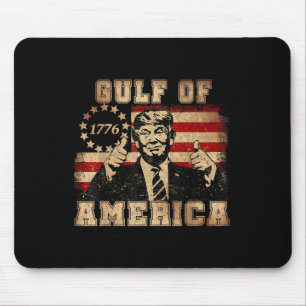 Funny Trump Gulf Of Us America 2025 Trump Merchand Mouse Pad