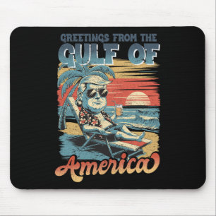 Funny Trump Gulf Of Us America 2025 Trump Merchand Mouse Pad