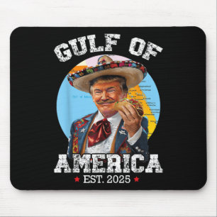 Funny Trump Gulf Of Us America 2025 Trump Mouse Pad