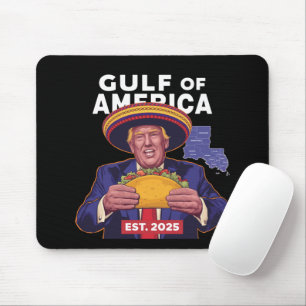 Funny Trump Gulf Of Us America 2025 Trump Mouse Pad