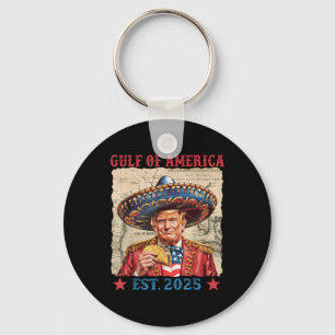 Funny Trump Gulf Of Us America 2025 Trump Taco Mex Key Ring