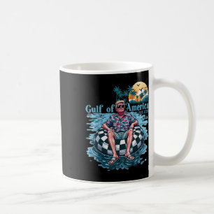Funny Trump Gulf Of Us America Est 2025 Beach Retr Coffee Mug