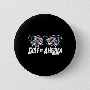 Funny Trump Gulf Of Us America Est 2025 Trump 6 Cm Round Badge