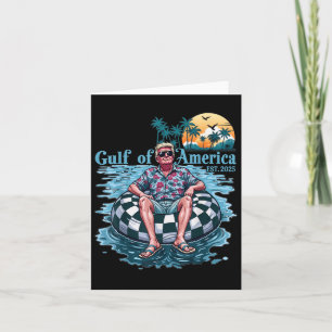 Funny Trump Gulf Of Us America Est 2025 Trump Merc Card
