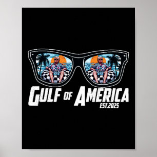 Funny Trump Gulf Of Us America Est 2025 Trump  Poster