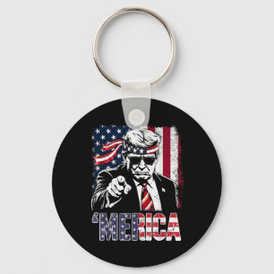 Funny Trump Gulf Of Us Merica Trump Apparel Key Ring