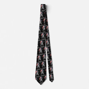 Funny Trump Gulf Of USA America 2025 4th Of July Tie