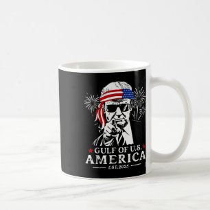 Funny Trump Gulf Of Usa America 2025 Happy 4th Of  Coffee Mug