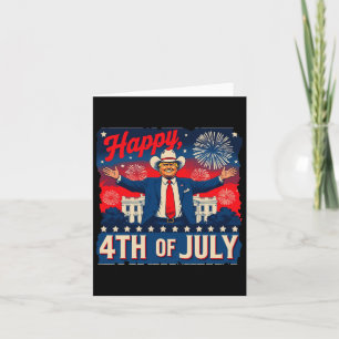 Funny Trump Happy 4th Of July Card