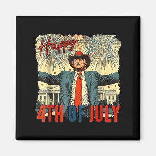 Funny Trump Happy 4th of July Independence Day Magnet