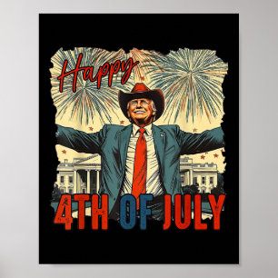 Funny Trump Happy 4th Of July Independence Day Poster