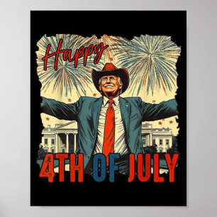 Funny Trump Happy 4th Of July Independence Day Poster