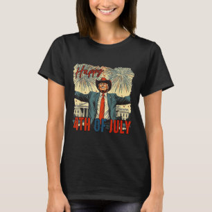 Funny Trump Happy 4th Of July Independence Day  T-Shirt