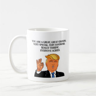 Funny Trump Happy Grandpa Day Birthday Coffee Mug