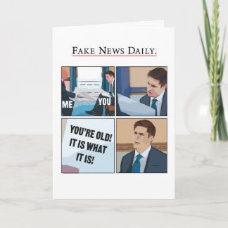 Funny Trump Jonathan Swan Interview Birthday Card