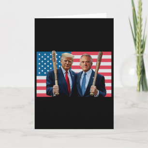Funny Trump Kennedy Mega Maha Sell T Usa Flag Card