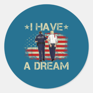 Funny Trump Lice Saying Humor Quote  Classic Round Sticker