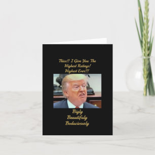 Funny Trump Love Card