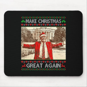 Funny Trump Make Christmas Great Again Xmas Family Mouse Pad