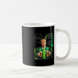 Funny Trump Make St Patrick's Day Great Again Iris Coffee Mug