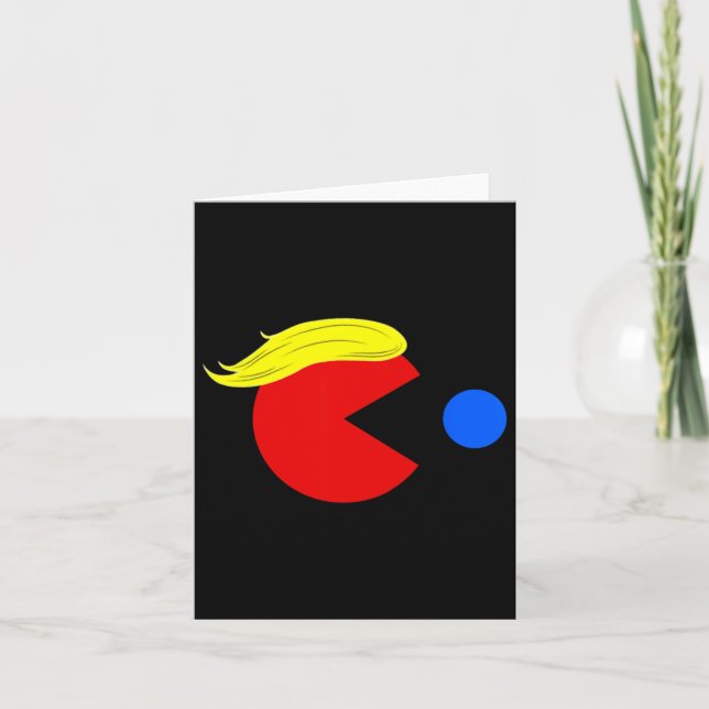 Funny Trump Man 2024 Pac Tee - Trump Man Ne Pac Bl Card (Front)