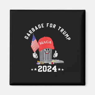 Funny Trump Mega Garge Can Cartoon Character Ameri Magnet