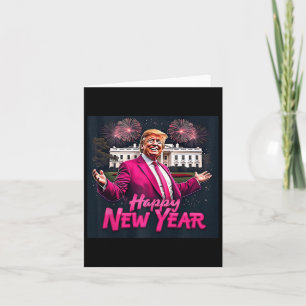 Funny Trump New Year Party 2025 Trump New Year New Card