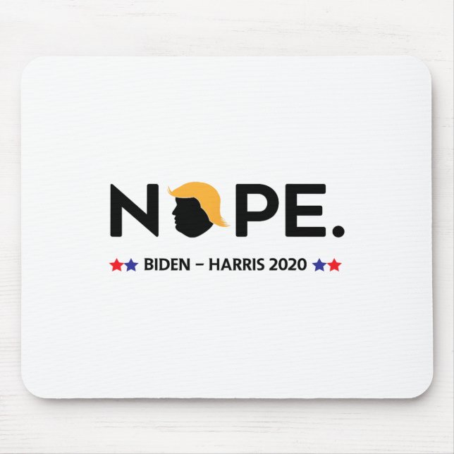 Funny Trump Nope  Mouse Pad (Front)