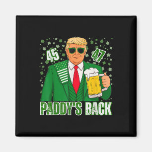 Funny Trump Paddys Back 45 47 St Patricks Day Usa Magnet