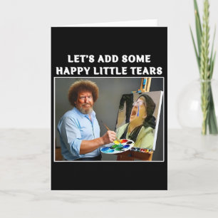 Funny Trump Painting Liberal Tears Political Gift Card