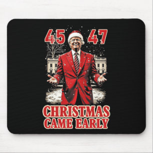 Funny Trump Present Came Early This Year 2024  Mouse Pad