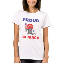 Funny Trump proud MAGA Cartoon Garbage American