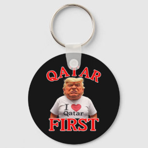 Funny Trump Qatar First Jet From Qater Key Ring