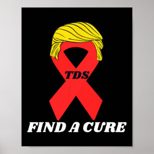 Funny Trump Ribbon Political Humour Poster