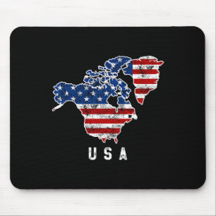Funny Trump’s Vision Of Usa Map With Canada And Gr Mouse Pad