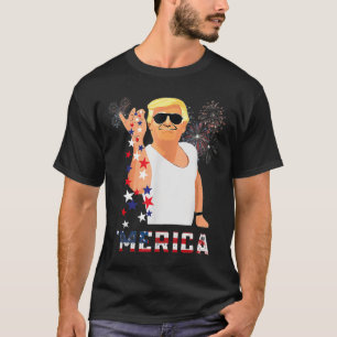 Funny Trump Salt Merica Freedom 4th Of July Gifts T-Shirt