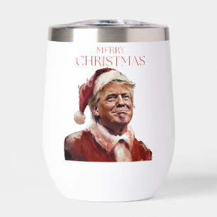 Funny Trump Santa Claus Christmas Card