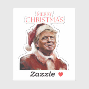 Funny Trump Santa Claus Christmas Card