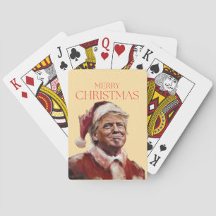 Funny Trump Santa Claus Christmas Card