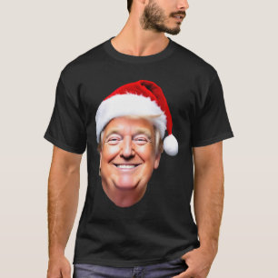 Funny Trump Santa Hat Donald Trump Christmas New Y T-Shirt