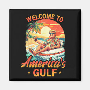 Funny Trump Shirt America's Gulf Est 2025 Trump Me Magnet