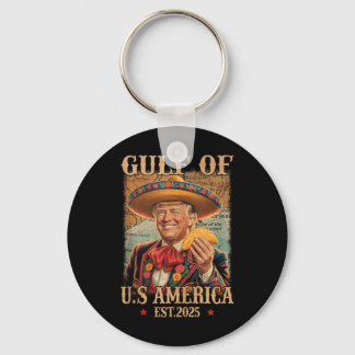 Funny Trump Shirt Americas Gulf Est 2025 Trump Mer Key Ring