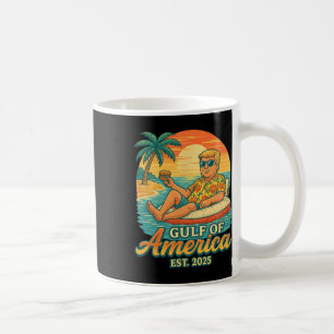 Funny Trump Shirt Gulf Of Us America Est 2025 1 Coffee Mug