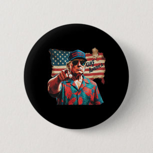 Funny Trump Shirt Gulf Of Us America Est 2025 2  6 Cm Round Badge