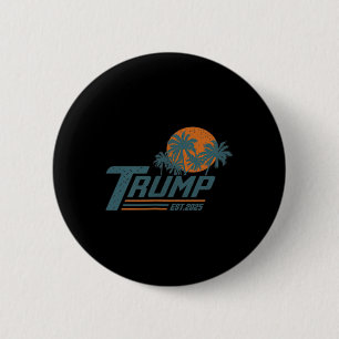 Funny Trump Shirt Gulf Of Us America Est 2025 ( 2 6 Cm Round Badge