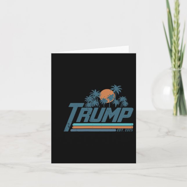 Funny Trump Shirt Gulf Of Us America Est 2025 ( 2  Card (Front)