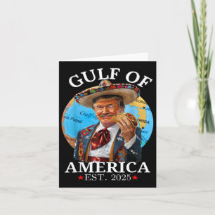 Funny Trump Shirt Gulf Of Us America Est 2025  Card