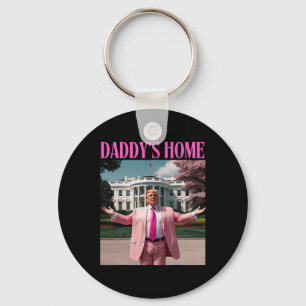 Funny Trump Shirt Home Men Women Key Ring