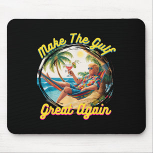 Funny Trump Shirt Make The Gulf Great Trump Mercha Mouse Pad